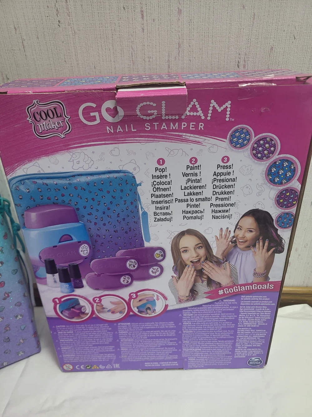 Glow Glam Nail Art Stamp Kit New In Box Never Used